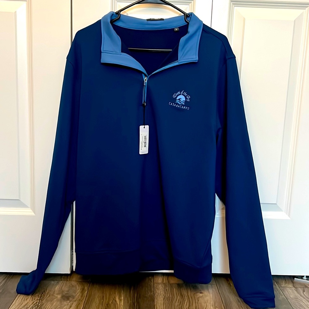 Men’s Large quarter zip from Casa de Campo Country club.